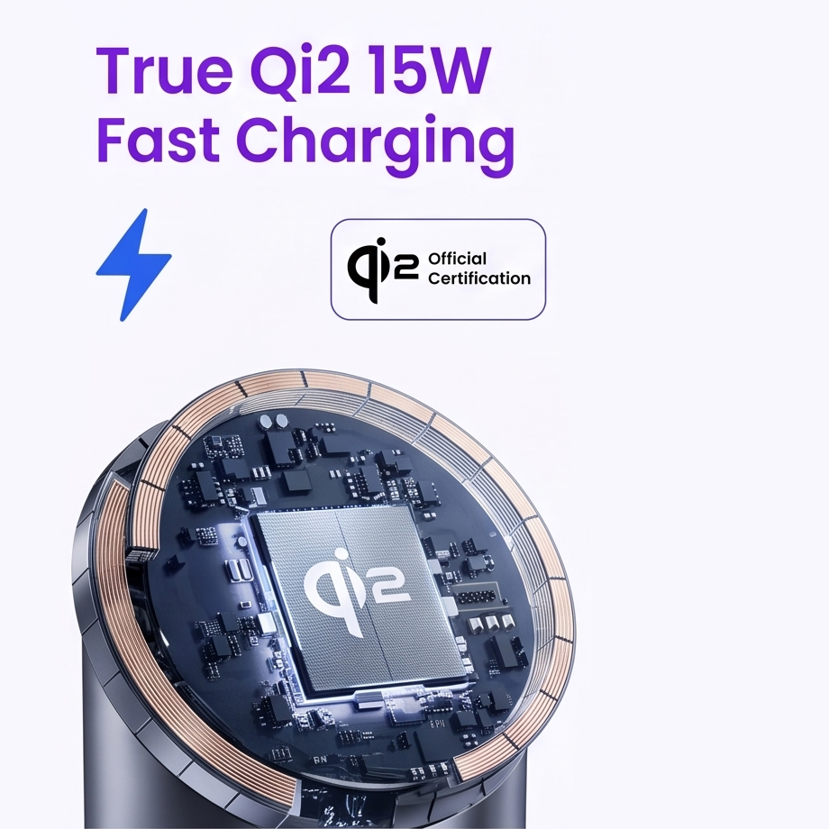 OmniDock™ 3-in-1 Qi2 Magnetic Fast Charger